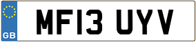 Truck License Plate